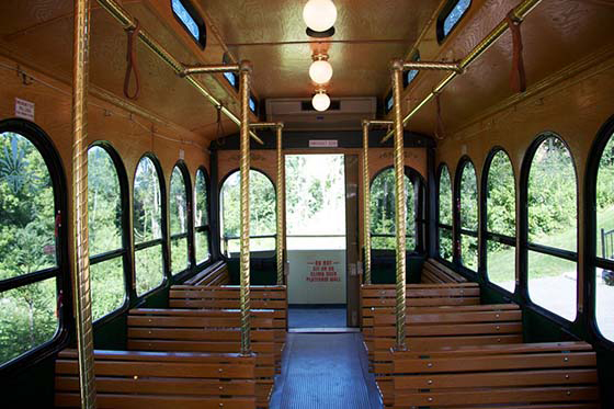 30-passenger trolley bus in St Paul